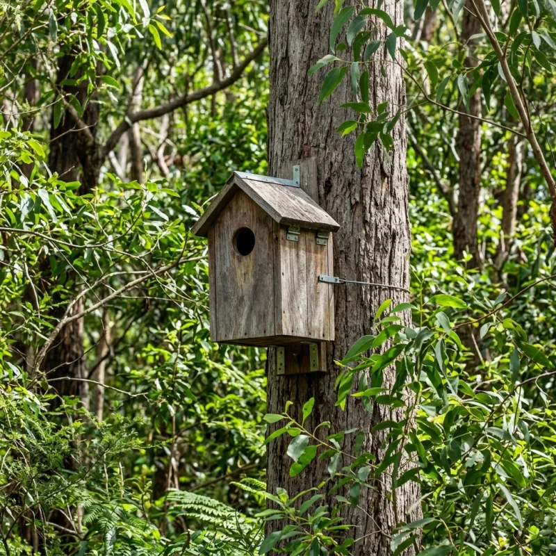 Animal nesting box installed as a humane alternative to a Bentleigh roof cavity